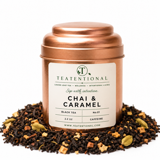 Chai Caramel Loose Leaf Tea | Spiced Black Tea Blend | No. 01
