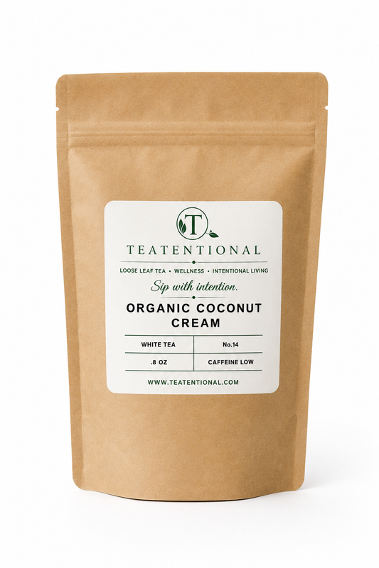 Organic Coconut Cream Tea | White Tea Tropical Loose Leaf Blend | No. 14