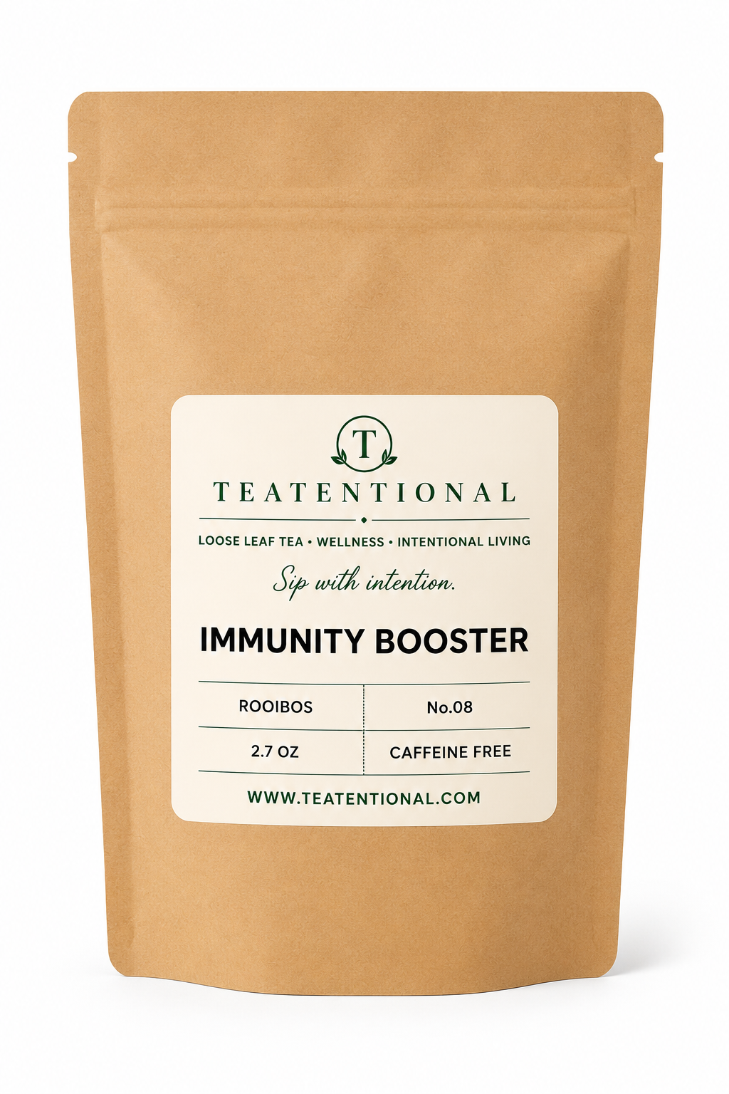 Immunity Support Tea | Elderberry Herbal Defense Blend | No. 08