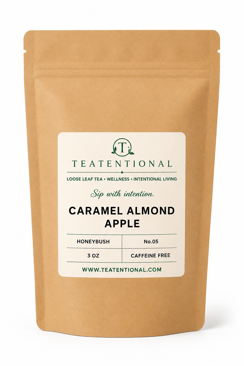 Caramel Almond Apple Tea | Herbal Dessert Loose Leaf Blend | No. 05