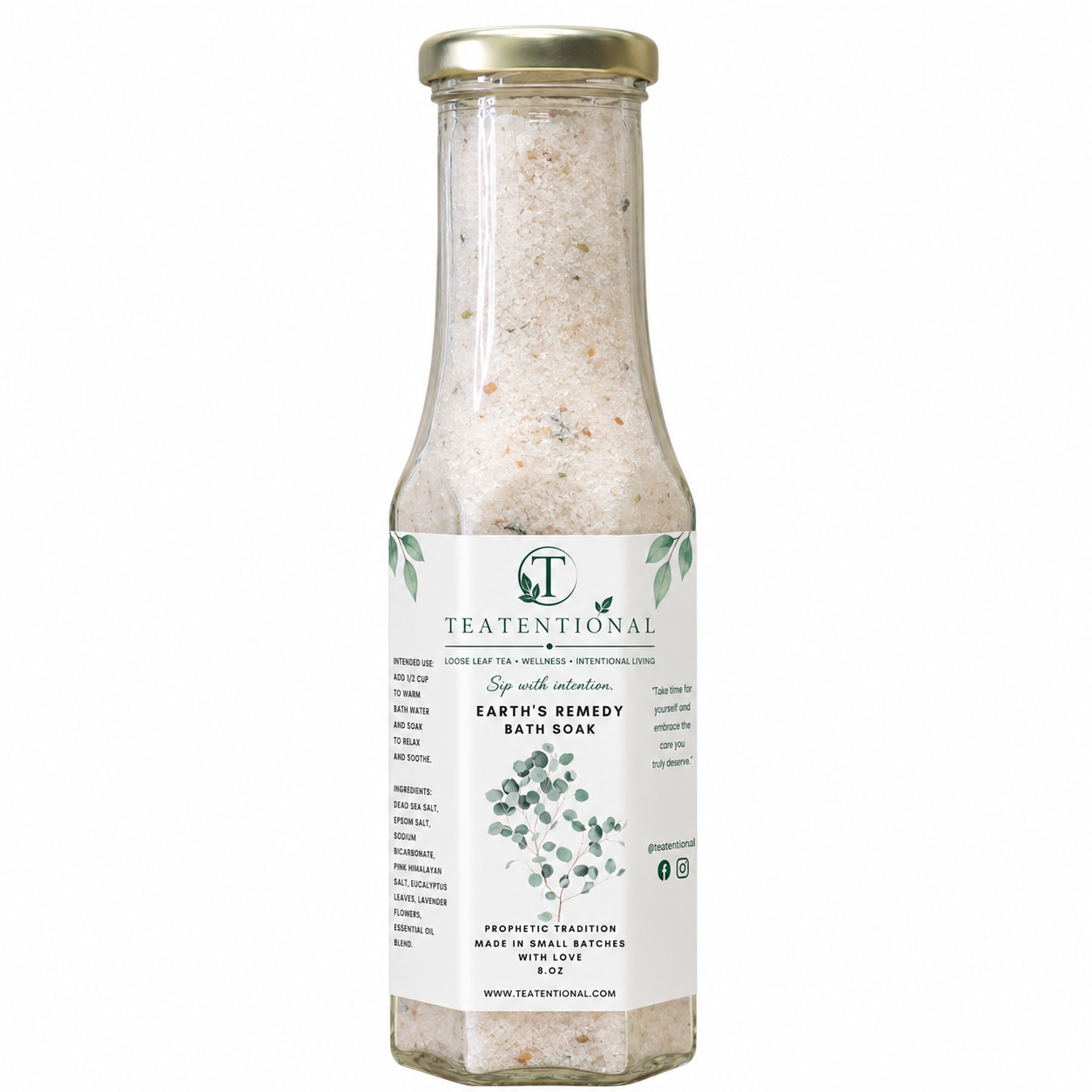 Eucalyptus Bath Soak – Refreshing & Decongesting Herbal Soak