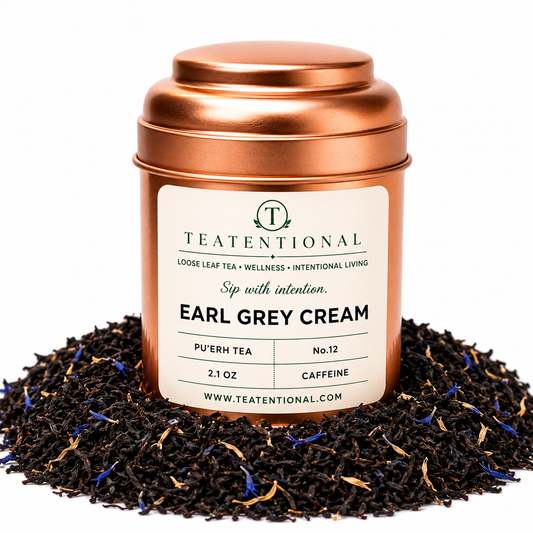 Earl Grey Cream Pu'erh Tea | Aged Loose Leaf Blend | No. 12