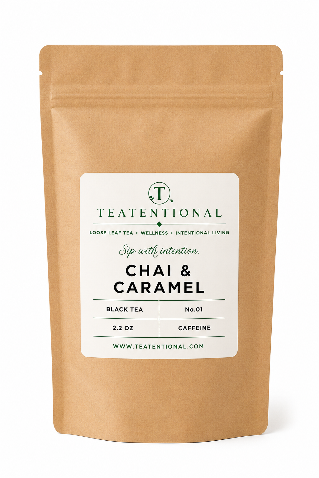 Chai Caramel Loose Leaf Tea | Spiced Black Tea Blend | No. 01