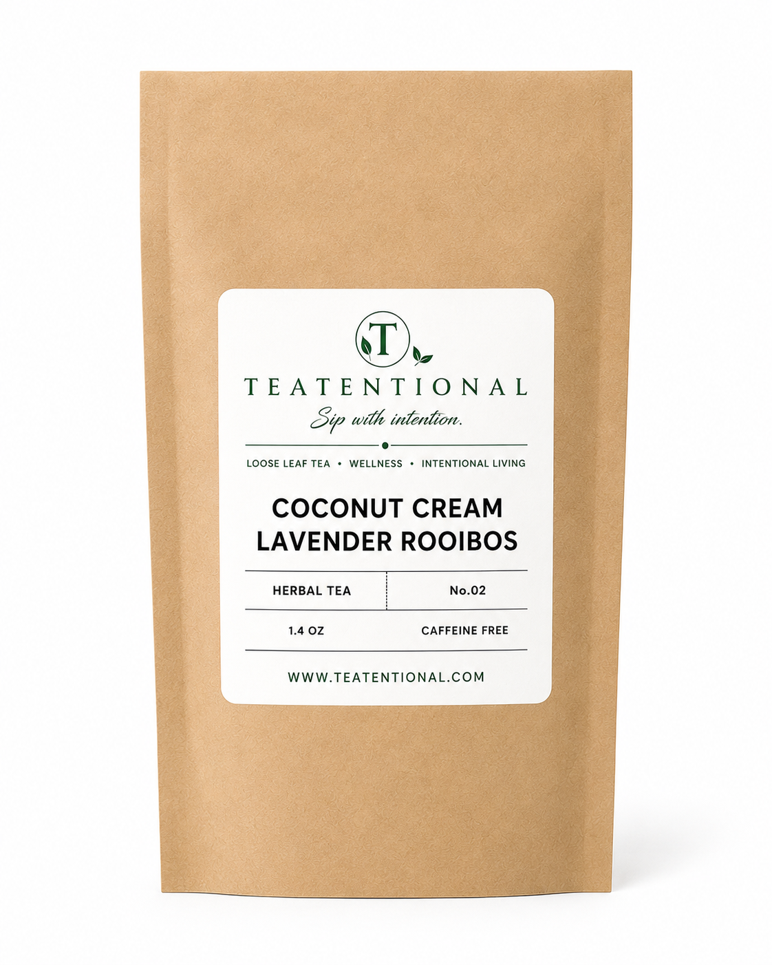 Coconut Cream Lavender Rooibos | Caffeine Free Herbal Blend | No. 2