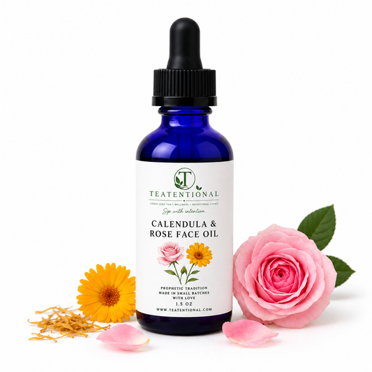 Calendula and Rose Face Oil – Nourish, Soothe & Glow Naturally