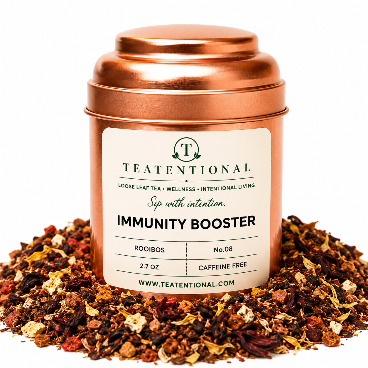Immunity Support Tea | Elderberry Herbal Defense Blend | No. 08