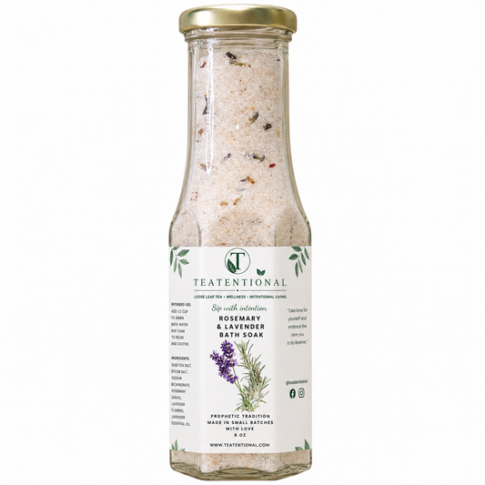 Rosemary & Lavender Bath Soak – Invigorating Herbal Mineral Soak