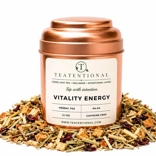 Vitality Energy Tea | Herbal Energy & Focus Loose Leaf Blend | No. 04
