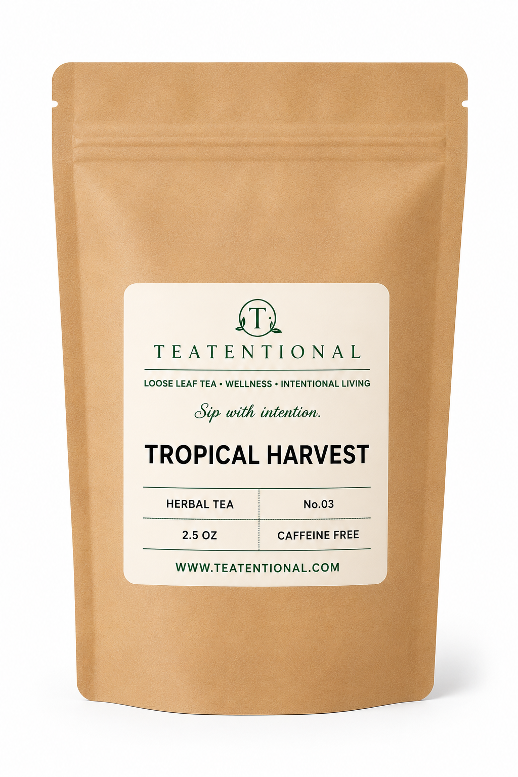 Tropical Harvest Tea | Caffeine Free Fruit Herbal Blend | No. 03