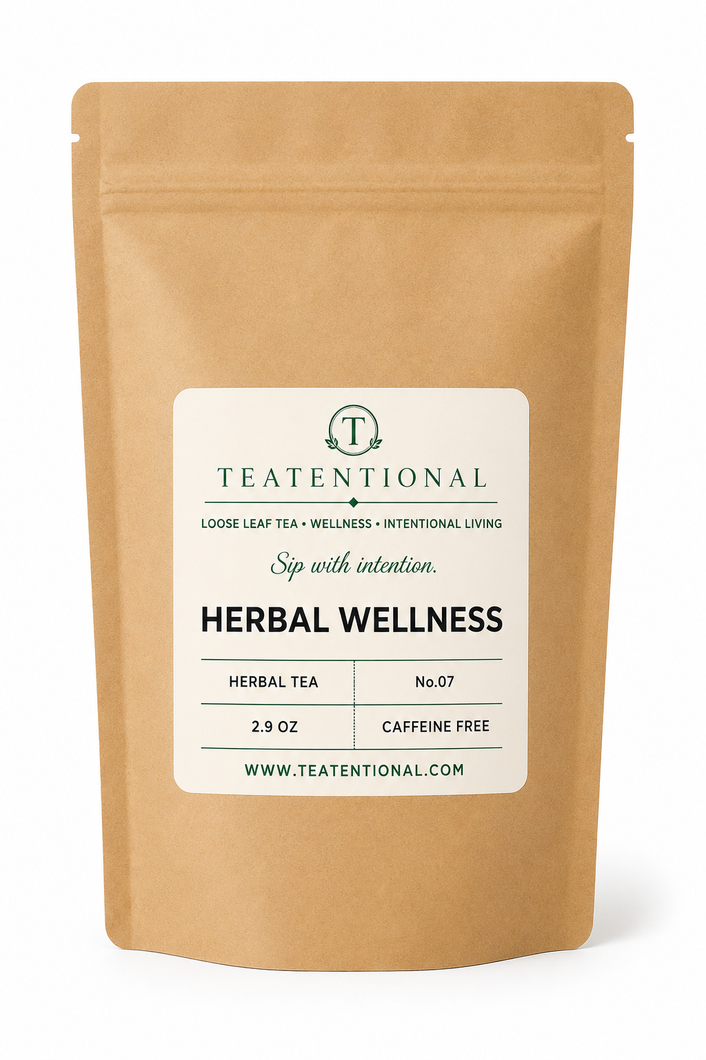 Herbal Wellness Tea Blend | Caffeine Free Daily Wellness Blend | No. 07