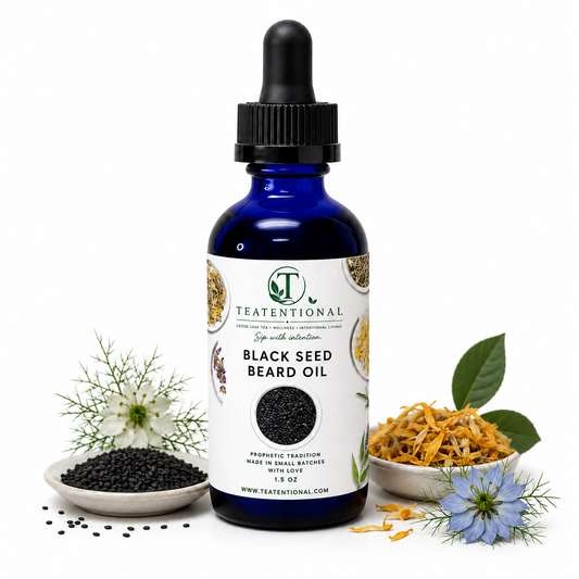 Black Seed Beard & Face Oil – Natural Growth & Skin Hydration