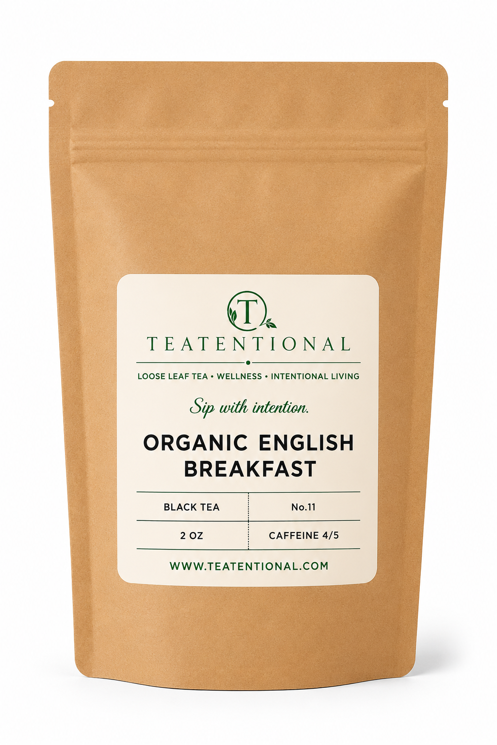 Organic English Breakfast Tea | Bold Black Loose Leaf Tea | No. 11
