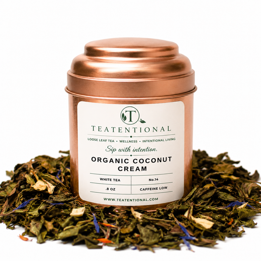 Organic Coconut Cream Tea | White Tea Tropical Loose Leaf Blend | No. 14