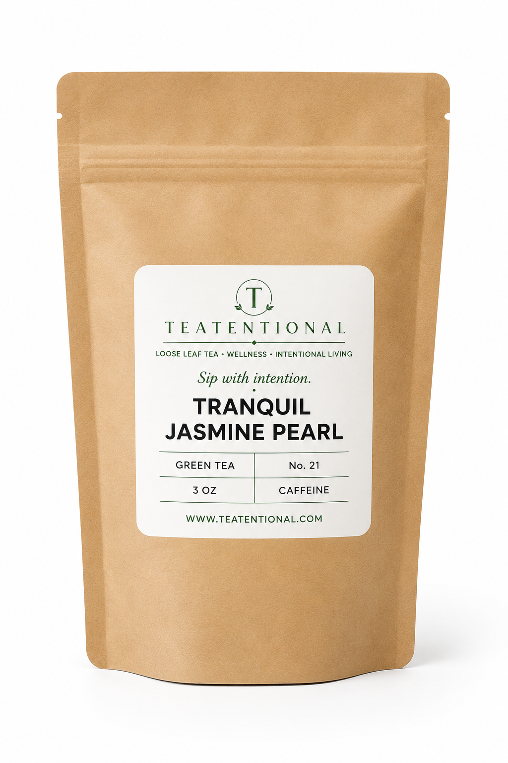 Tranquil Jasmine Pearl Green | Floral Loose Leaf Green Tea