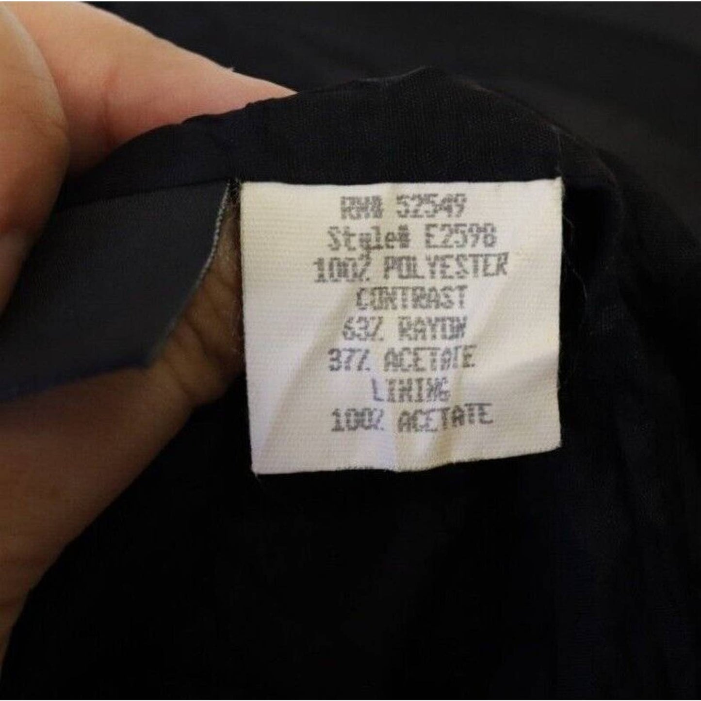 Laundry By Shelli Segal Black Evening Dress Sleeveless V Neck 56" Size 14