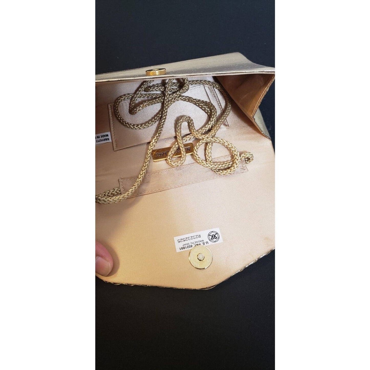 Accessory Lady Gold Crossbody/Clutch
